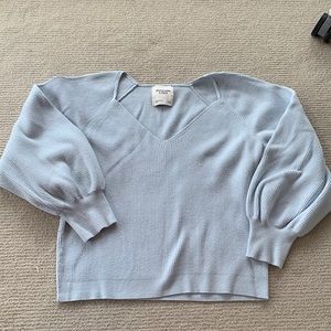 Abercrombie and Fitch Sweatheart neckline sweater - Large